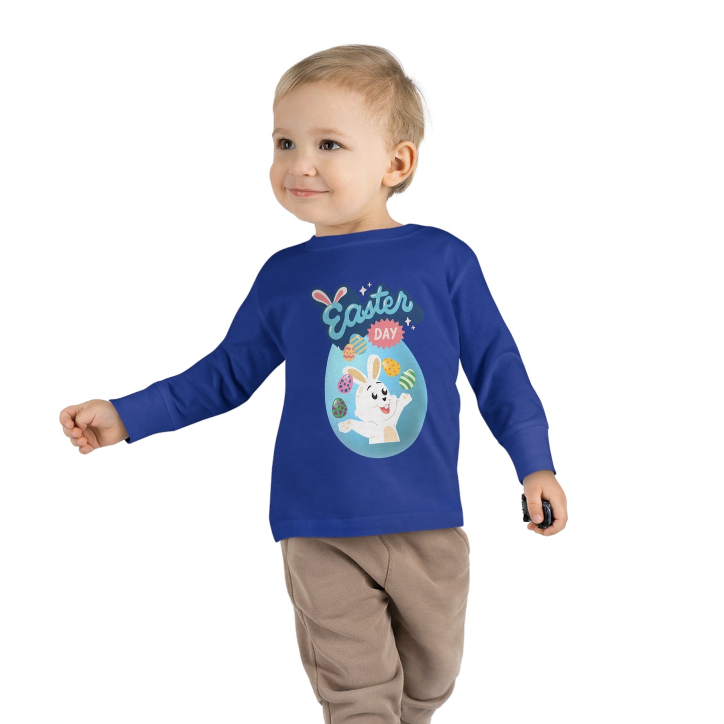 Toddler Long Sleeve Tee Easter Day