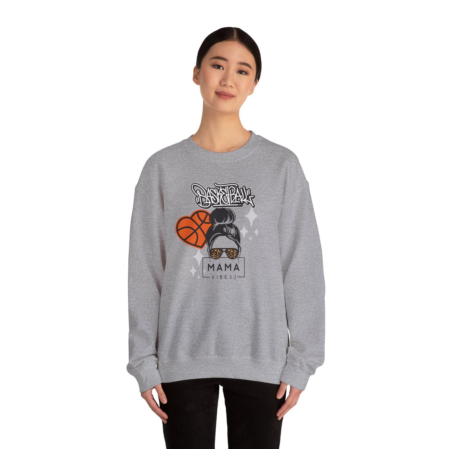 Basketball Mama Crewneck Sweatshirt