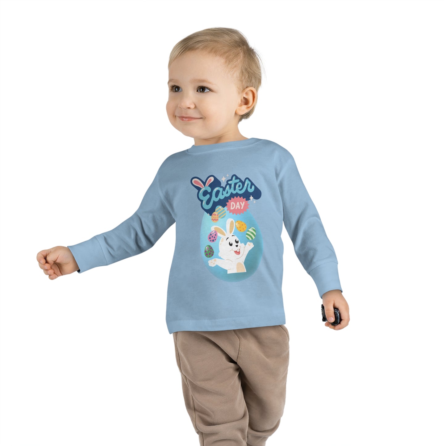 Toddler Long Sleeve Tee Easter Day