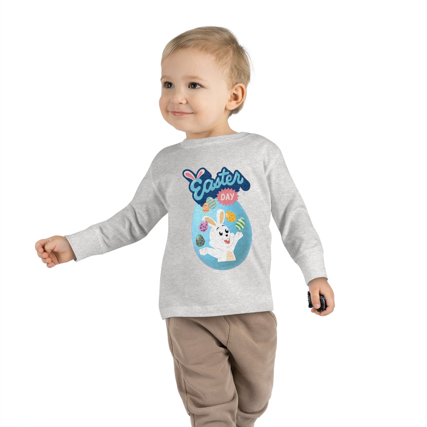 Toddler Long Sleeve Tee Easter Day