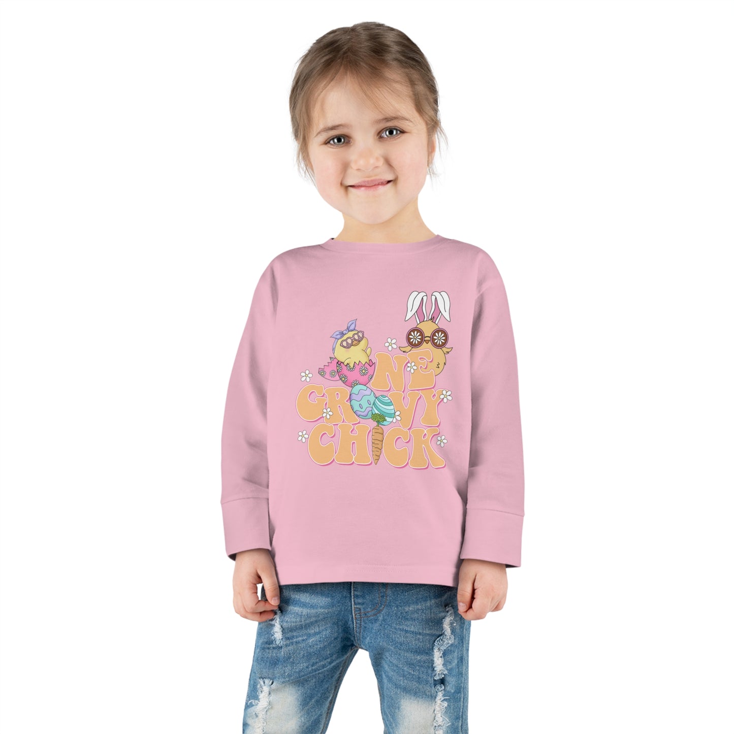 Toddler Groovy Chick tee